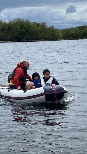 Yamaha 300s inflatable with 8hp Mercury outboard