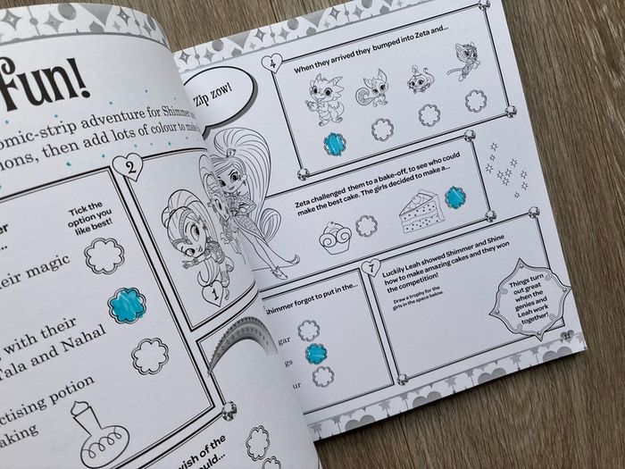 Shimmer & Shine Deluxe Colouring Book