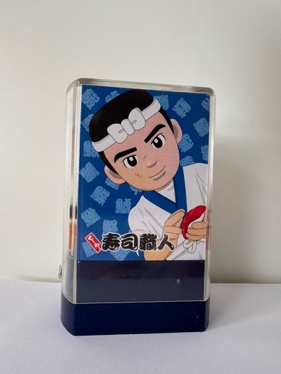SANTA Solar Figurine Sushi Chef Shokunin Sushi Shop Japanese toy Japan