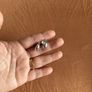 Tear drop earrings 18k White Gold Image 4