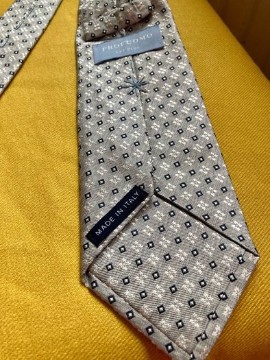 Profuomo Sky Blue silk tie