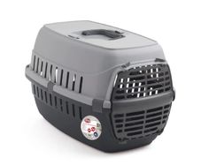 Pet Nova Cat Transporter Carrier Box Grey