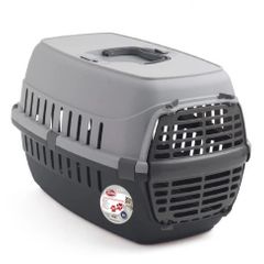 Pet Nova Cat Transporter Carrier Box Grey