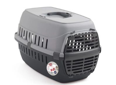 Pet Nova Cat Transporter Carrier Box Grey