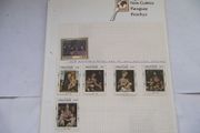 A Collection of Stamps from Central and South Americas on Loose Pages