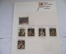 A Collection of Stamps from Central and South Americas on Loose Pages