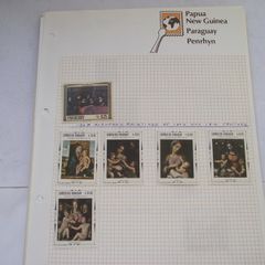 A Collection of Stamps from Central and South Americas on Loose Pages