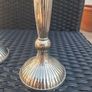 Lovely pair of Vintage silver-plated candle holders Image 4
