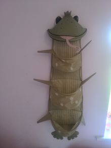IKEA frog soft toy/light toy holder