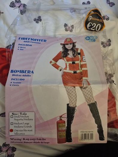 Fire woman fancy dress