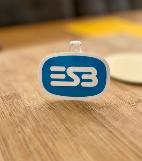 ESB Retro Logo Glossy Stickers 2-Pack