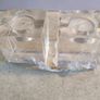Set Of 2 Clear Glass Night Light Candl Holder. Image 3