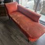 Vintage Burnt orange chaisse longue Image 4