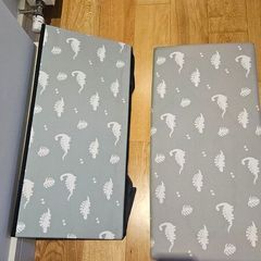 Kids storage box seat ottoman