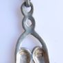 Vintage Sterling Silver 925 Pendant Necklace length 18" - 2,7g Image 7