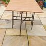 vintage 1960s extendable space saver table Image 5