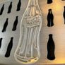 Coca Cola Embossed Drip Tray Contour Bottle New Image 9
