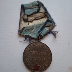 Original Romania Republic Military Merit Medal RPR 1956