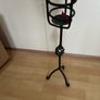 Black Floor Iron Candle Holder Image 2