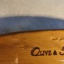 Carved  Wood Boat Tray or Centerpiece divided to 2 halfs. Image 6