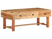 Coffee Table 100x50x40 cm Solid Acacia Wood