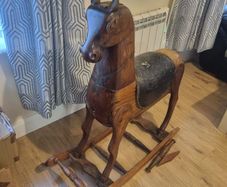 antique rocking horse