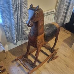 antique rocking horse