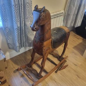 antique rocking horse