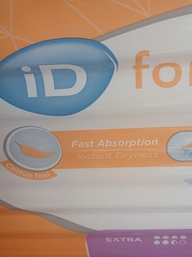 PRICE DROP, ID Form incontinence wear X 3 packets