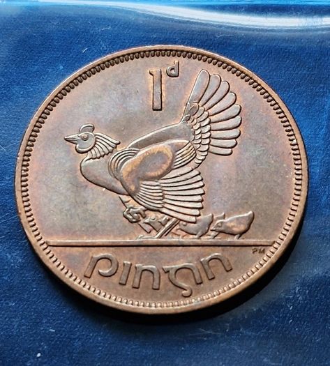 Ireland 1963 Excellent Penny Coin