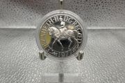 28.28grams Fine 925 Silver Bullion 25th Anniversary Accession of Queen Elizabeth ll 1977.