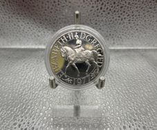 28.28grams Fine 925 Silver Bullion 25th Anniversary Accession of Queen Elizabeth ll 1977.