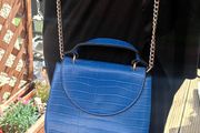 Dark blue handbag