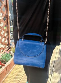 Dark blue handbag
