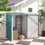 Garden Shed 3.3 x 3.4ft Lean To Steel with Locking Door Image 6
