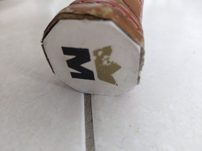 Vintage Tennis Racket Montana Redstroke includes a metal Zephyr maintenance cross for reinforcement 1970s