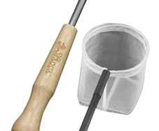 SL-aqua SN-Wooden Grip Aquarium Net 36cm - tough nylon with a carbon handle