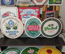 Collection Of Vintage Beer Mats Excellent Condition