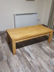 Wooden sturdy coffee table