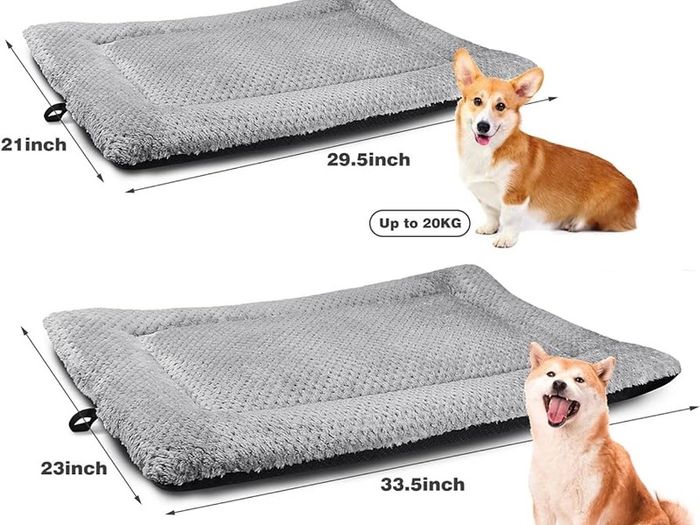 NEW SALE | Dog Bed Mat Large 90 x 58CM Washable Fluffy Sherpa Cat Bed Cushion with Anti-Slip Bottom