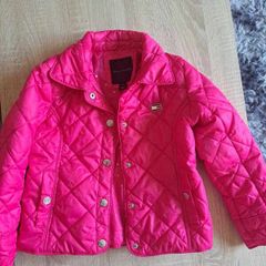 Tommy Hilfiger little girl red lightly padded jacket age 4 yrs Perfect condition Postage included
