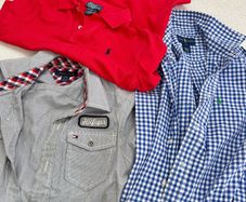 Boys designer Ralph Lauren and Tommy Hilfiger