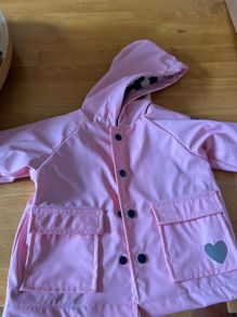 Girls 9-12 month HatleyPink Raincoat