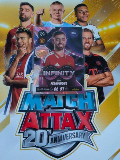 Bruno Fernandes Infinity Topps Match Attax 20th Anniversary 2026/27