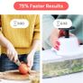 Vegetable Chopper & Mandoline Slicer - Julienne Cutter Dicer Grater for Food Veg Onion Cucumber Tomato Salad Potato Cheese - Kitchen Gadgets & Accessories (Compact 6-in-1, White) Image 3