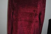 Damart Burgundy velour jumper size UK14 EU42 Postage included