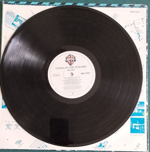 Niki Daly - Living In The Suburbs Vinyl LP (1984) South African 1st Pressing New Wave Art Rock VG+