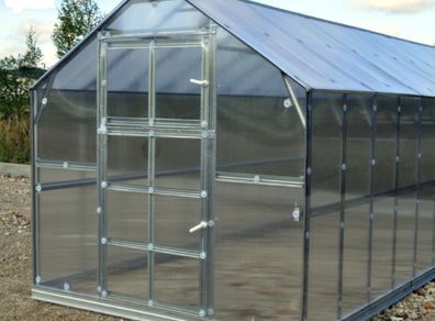Greenhouse "House" classic glasshouse shape 6mm Polycarbonate