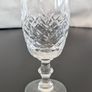 Vintage Cut Crystal Diamond & Fan Glasses Matching Set of 7 Image 5