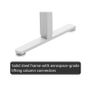 Electric Standing Desk Height Adjustable 120 x 60cm Image 9